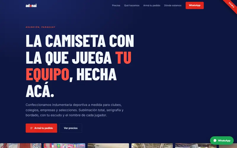 Producción Adonai demo