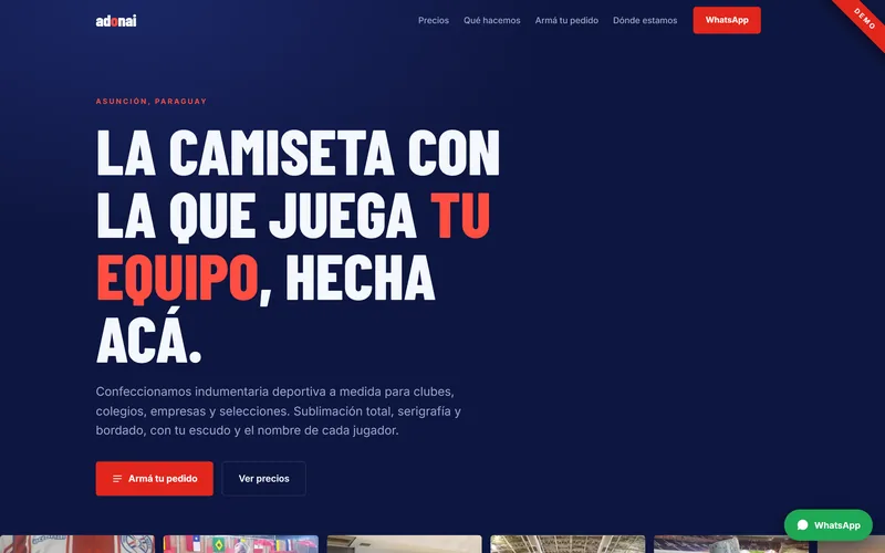 Producción Adonai demo