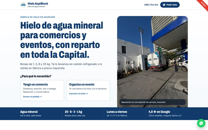 Hielo AspiBlock website