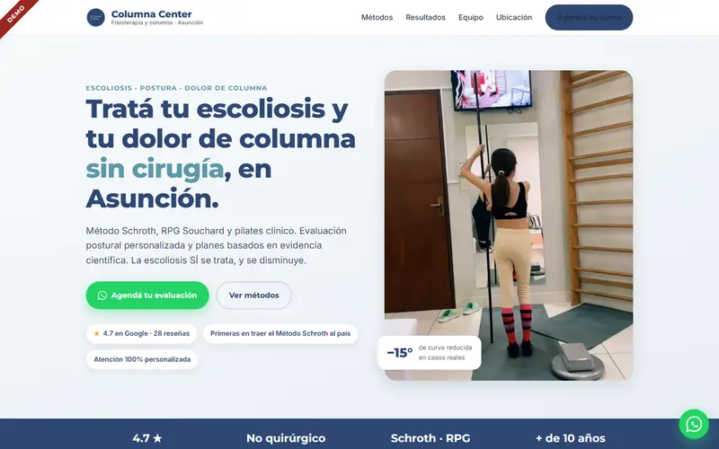 Columna Center demo
