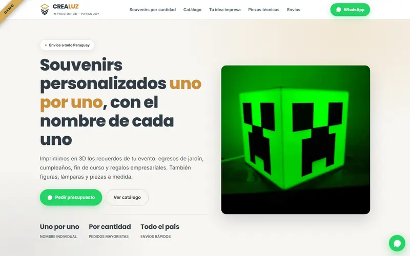 CreaLuz3D demo