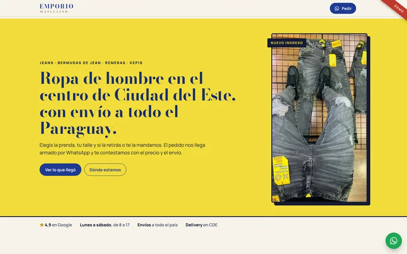 Emporio Masculino demo