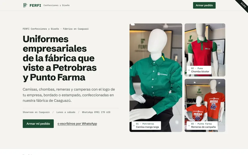 FERFI Confecciones demo