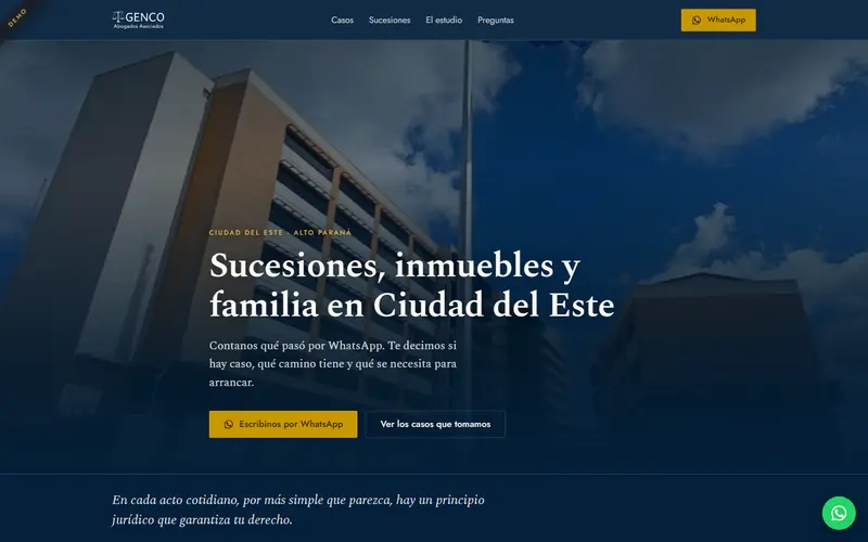 GENCO Abogados demo