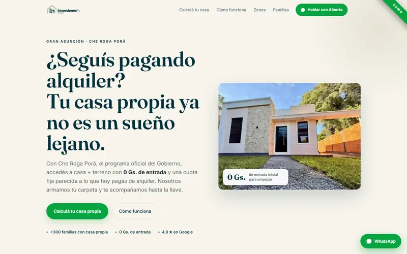 Inversiones Paraguay demo