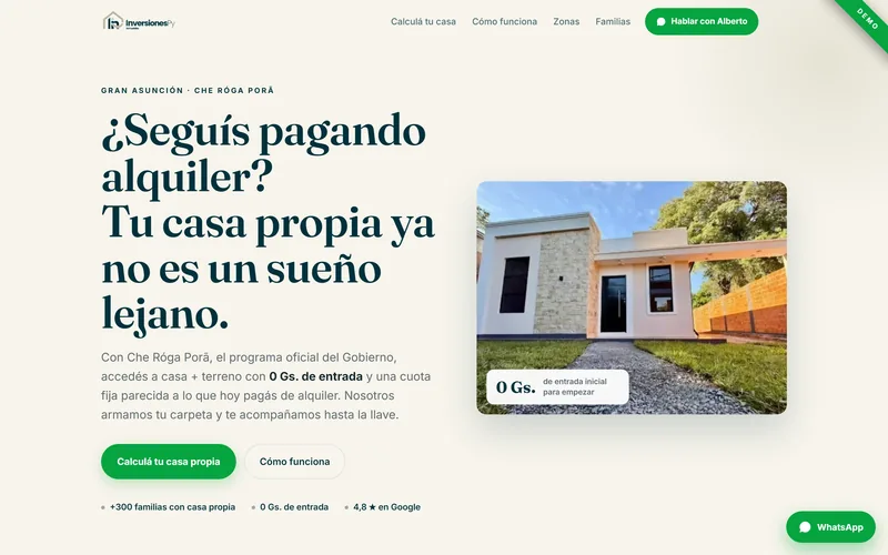 Inversiones Paraguay demo