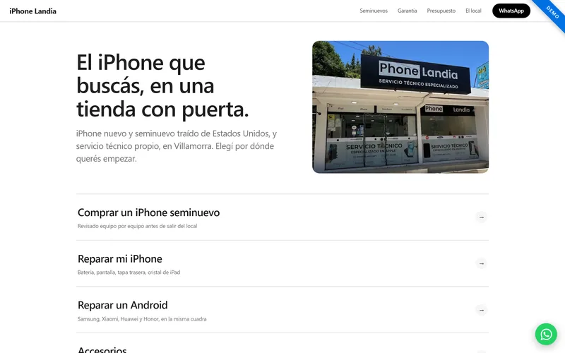 iPhone Landia demo