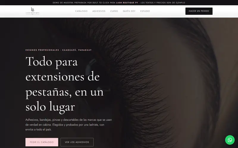 Lash Boutique PY demo
