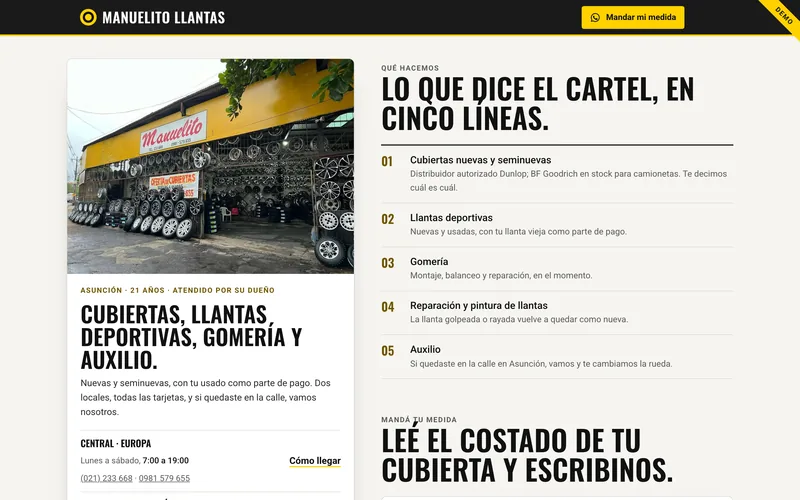 Manuelito Llantas demo