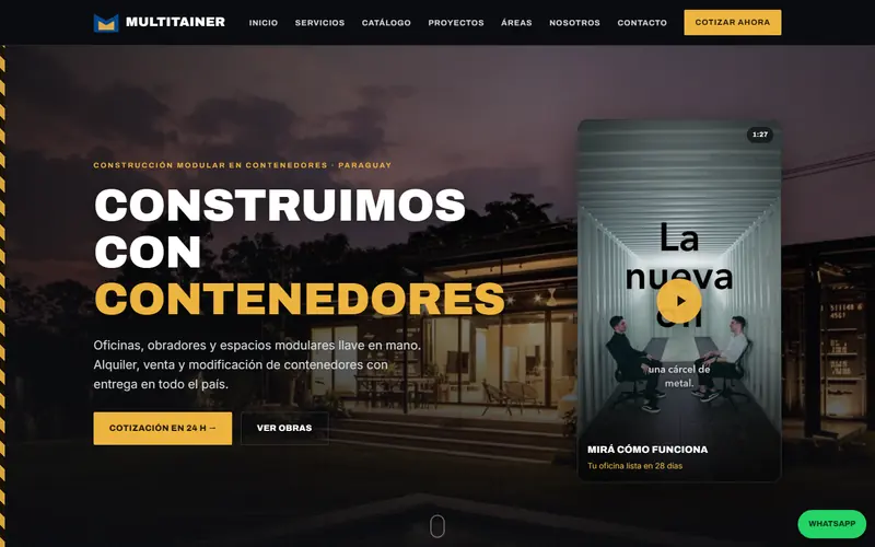 Multitainer website
