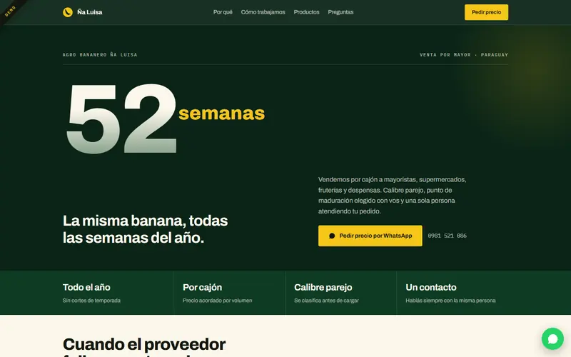 Agro Bananero Ña Luisa demo