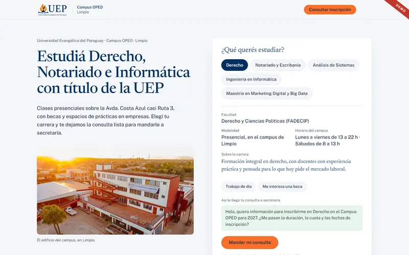 UEP Campus OPED website