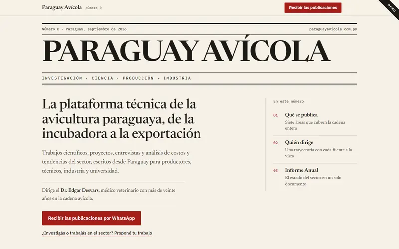 Paraguay Avícola demo