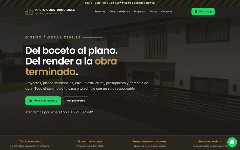 Prieto Construcciones demo