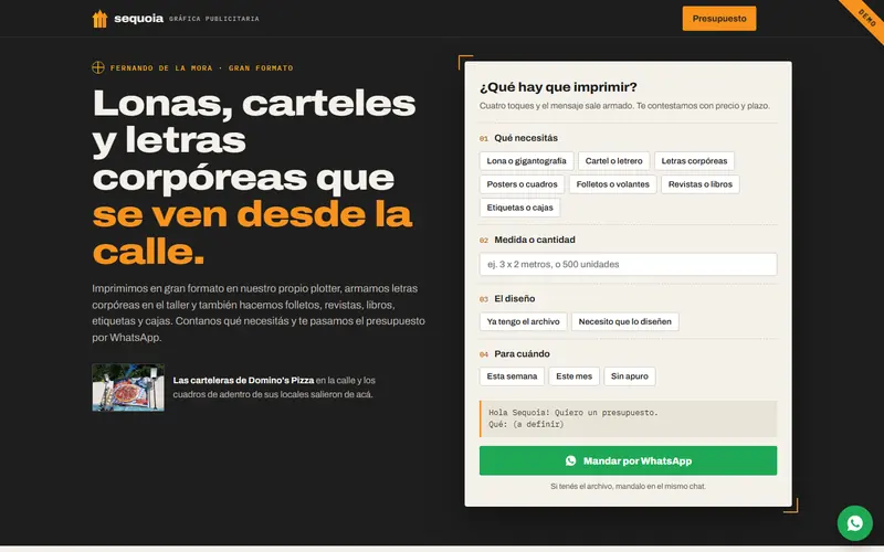 Sequoia Gráfica Publicitaria demo