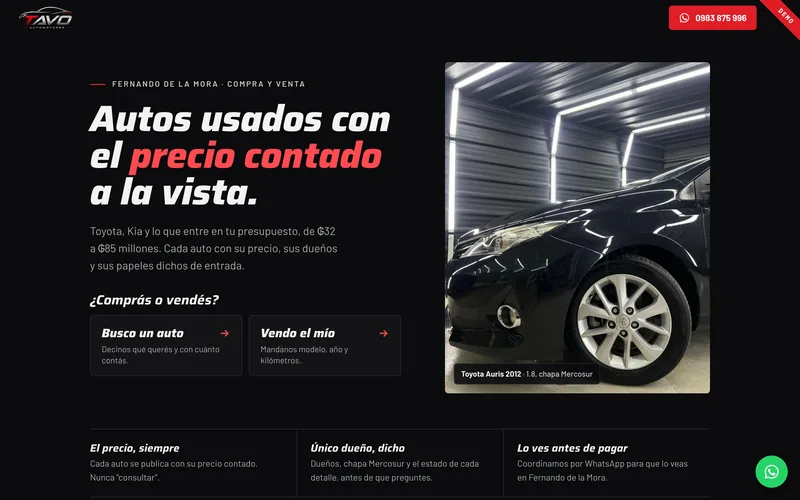 Tavo Automotores demo