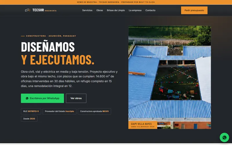 TECSUR Ingeniería demo