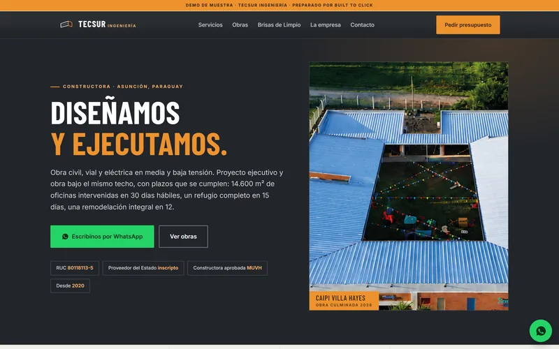 TECSUR Ingeniería demo