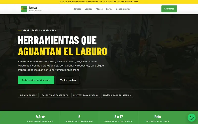 Teo Car Herramientas demo