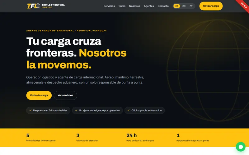 TFL · Triple Frontera Logistics demo