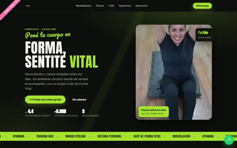Gimnasio Forma Vital demo