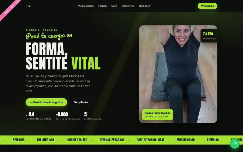 Gimnasio Forma Vital demo